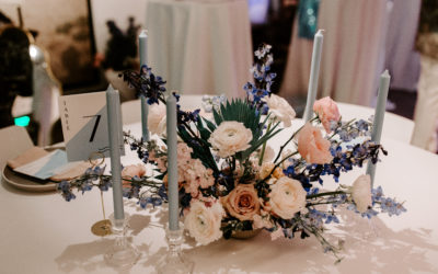 Bold Blues & Pops of Pinks from The Big Fake Wedding Nashville