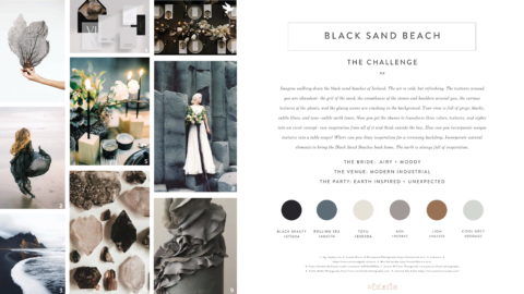 Black Sand Beach Inspiration from The Big Fake {Micro} Wedding Atlanta ...